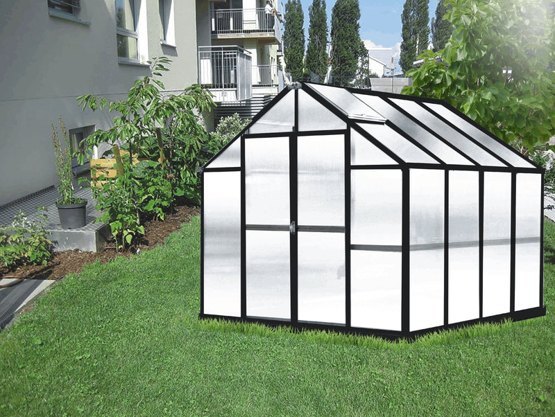 Riverstone Monticello Growers Edition Greenhouse 8FTx 8FT - Black Finish