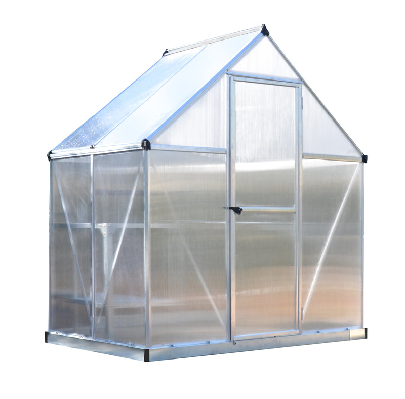 Palram - Canopia | Mythos 6' x 4' Greenhouse - Silver HG5005