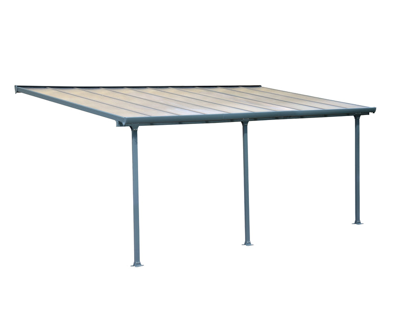 Palram - Canopia | Feria 10' x 20' Patio Cover - Gray