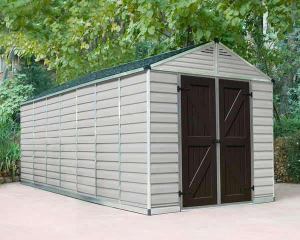 Palram - Canopia | SkyLight 8' x 16' Storage Shed - Tan HG9816T