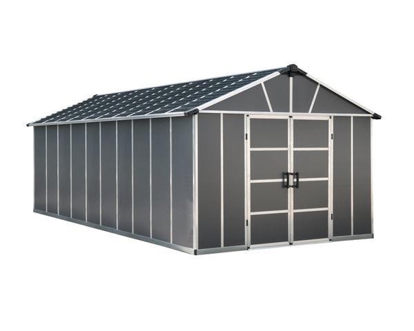 Palram - Canopia | Yukon Shed S- 11' x 21' Gray HG9921SGY