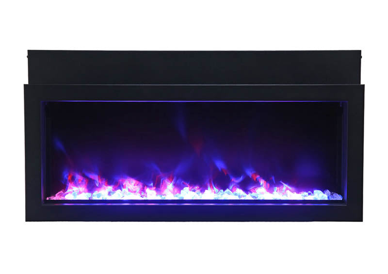 Amantii Panorama XS 60″ Built-in Indoor /Outdoor Electric Fireplace (BI‐60‐XTRASLIM)